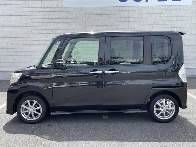 ダイハツ タント カスタム X SA Ⅲ 岡山県 2017(平29)年 9.7万km ブラックマイカメタリック (株)IDOMが運営する【じしゃロン岡山店】の自社ローン専用車両になります。こちらは現金またはオートローンご利用時の価格です。自社ローンご希望の方は別途その旨お申付け下さい/社外７インチSDナビ/ETC/バックカメラ/ワンセグテレビ/CD/DVD/片側パワスラ