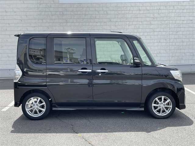ダイハツ タント カスタム X SA Ⅲ 岡山県 2017(平29)年 9.7万km ブラックマイカメタリック (株)IDOMが運営する【じしゃロン岡山店】の自社ローン専用車両になります。こちらは現金またはオートローンご利用時の価格です。自社ローンご希望の方は別途その旨お申付け下さい/社外７インチSDナビ/ETC/バックカメラ/ワンセグテレビ/CD/DVD/片側パワスラ