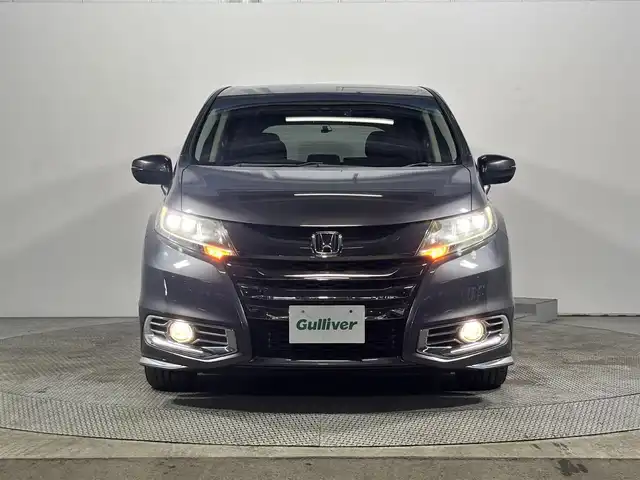 ホンダ オデッセイ ハイブリッド アブソルートセンシングアドバンP 大阪府 2016(平28)年 6.5万km モダンスティールM 純正ナビ（フルセグ／ＤＶＤ再生／Ｂｌｕｅｔｏｏｔｈ）　３６０カメラ　ＥＴＣ　両側パワースライドドア　ハーフレザー　衝突軽減　レーダークルコン　レーンアシスト　スマートキー　Ｐスタート　ＨＤＭＩ