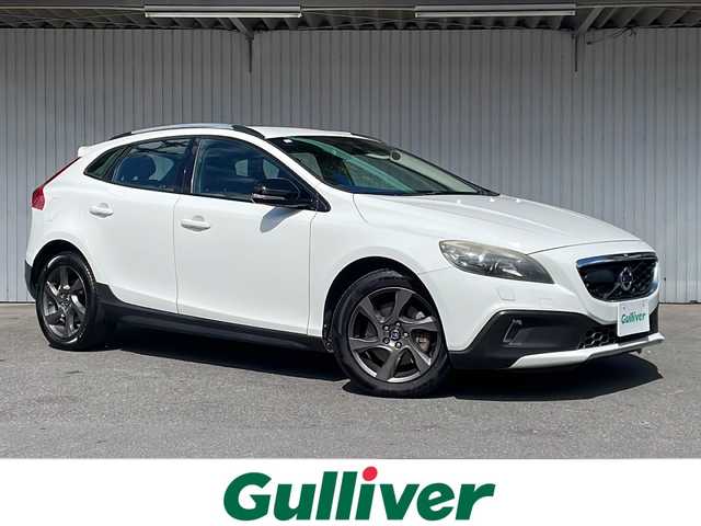 ボルボ Ｖ４０ クロスカントリー T5 AWD 長野県 2014(平26)年 12.9万km 白 ４WD/純正ナビ/純正17インチアルミ/ルーフレール/コーナーセンサー /パワーシート