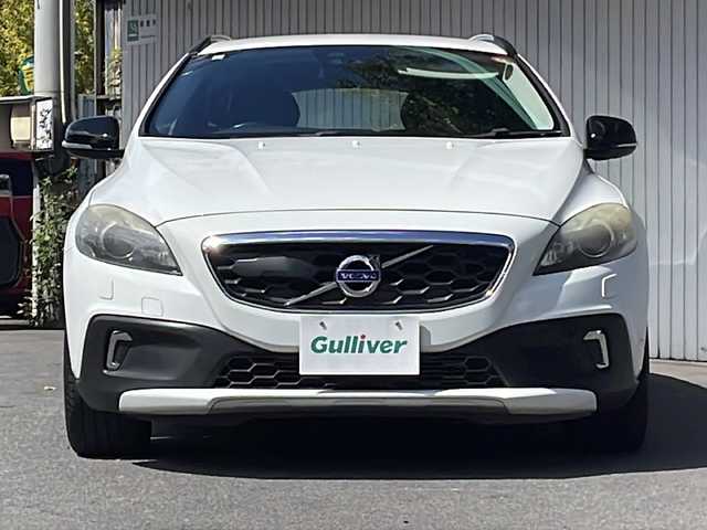 ボルボ Ｖ４０ クロスカントリー T5 AWD 長野県 2014(平26)年 12.9万km 白 ４WD/純正ナビ/純正17インチアルミ/ルーフレール/コーナーセンサー /パワーシート