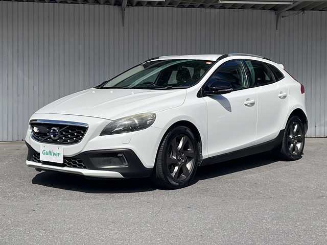 ボルボ Ｖ４０ クロスカントリー T5 AWD 長野県 2014(平26)年 12.9万km 白 ４WD/純正ナビ/純正17インチアルミ/ルーフレール/コーナーセンサー /パワーシート