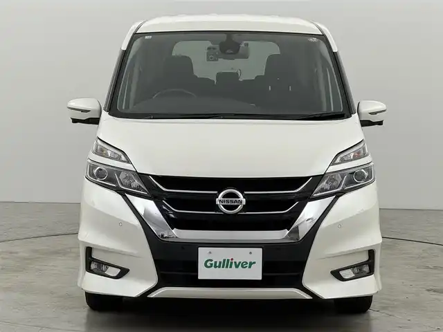日産 セレナ ハイウェイスター 福岡県 2016(平28)年 5.7万km ブリリアントホワイトパール 後席モニター　/純正ナビ/フルセグTV　/全方位カメラ　/デジタルルームミラー　/前後ドラレコ　/ＥＴＣ　/プロパイロット　/パーキングアシスト　/エマージェンシーブレーキ　/レーンキープ　/片側電動スライドドア　/純正１６インチＡＷ/ＬＥＤヘッドライト