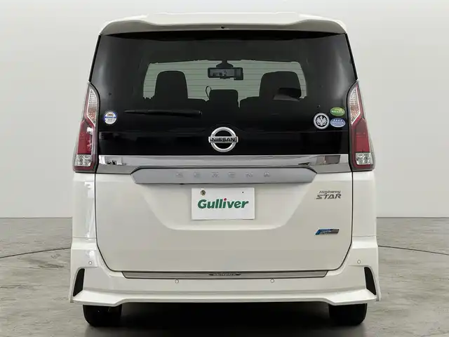 日産 セレナ ハイウェイスター 福岡県 2016(平28)年 5.7万km ブリリアントホワイトパール 後席モニター　/純正ナビ/フルセグTV　/全方位カメラ　/デジタルルームミラー　/前後ドラレコ　/ＥＴＣ　/プロパイロット　/パーキングアシスト　/エマージェンシーブレーキ　/レーンキープ　/片側電動スライドドア　/純正１６インチＡＷ/ＬＥＤヘッドライト