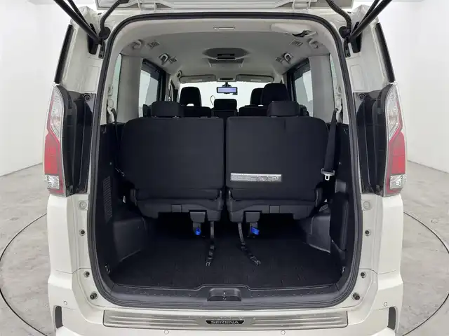 日産 セレナ ハイウェイスター 福岡県 2016(平28)年 5.7万km ブリリアントホワイトパール 後席モニター　/純正ナビ/フルセグTV　/全方位カメラ　/デジタルルームミラー　/前後ドラレコ　/ＥＴＣ　/プロパイロット　/パーキングアシスト　/エマージェンシーブレーキ　/レーンキープ　/片側電動スライドドア　/純正１６インチＡＷ/ＬＥＤヘッドライト