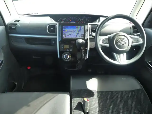 ダイハツ タント カスタム X トップED SAⅡ 熊本県 2016(平28)年 4.6万km パールホワイトⅢ スマートアシストII/左パワースライドドア/右イージークローザードア/純正SDナビ/地デジTV/【DVD/CD再生機能　Bluetooth接続】/バックカメラ/ドライブレコーダー（前後撮影）/ハーフレザーシート/ETC/LEDヘッドライト/フォグライト/ウインカーミラー/リアコーナーセンサー/キーフリーシステム