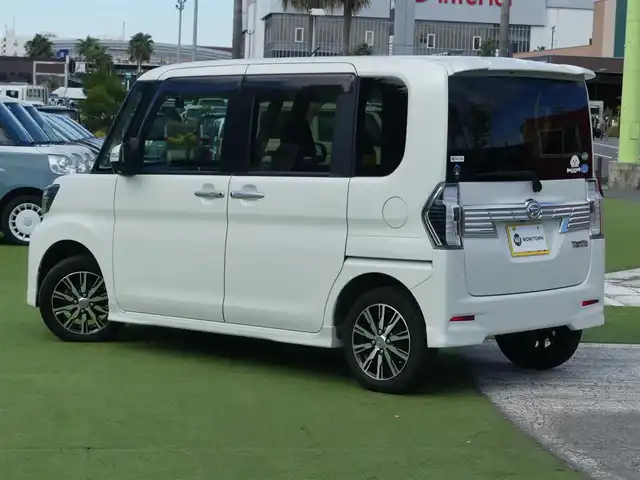 ダイハツ タント カスタム X トップED SAⅡ 熊本県 2016(平28)年 4.6万km パールホワイトⅢ スマートアシストII/左パワースライドドア/右イージークローザードア/純正SDナビ/地デジTV/【DVD/CD再生機能　Bluetooth接続】/バックカメラ/ドライブレコーダー（前後撮影）/ハーフレザーシート/ETC/LEDヘッドライト/フォグライト/ウインカーミラー/リアコーナーセンサー/キーフリーシステム
