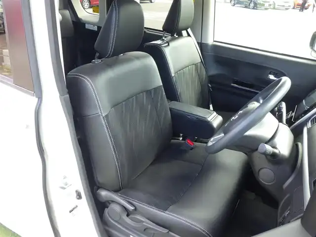 ダイハツ タント カスタム X トップED SAⅡ 熊本県 2016(平28)年 4.6万km パールホワイトⅢ スマートアシストII/左パワースライドドア/右イージークローザードア/純正SDナビ/地デジTV/【DVD/CD再生機能　Bluetooth接続】/バックカメラ/ドライブレコーダー（前後撮影）/ハーフレザーシート/ETC/LEDヘッドライト/フォグライト/ウインカーミラー/リアコーナーセンサー/キーフリーシステム