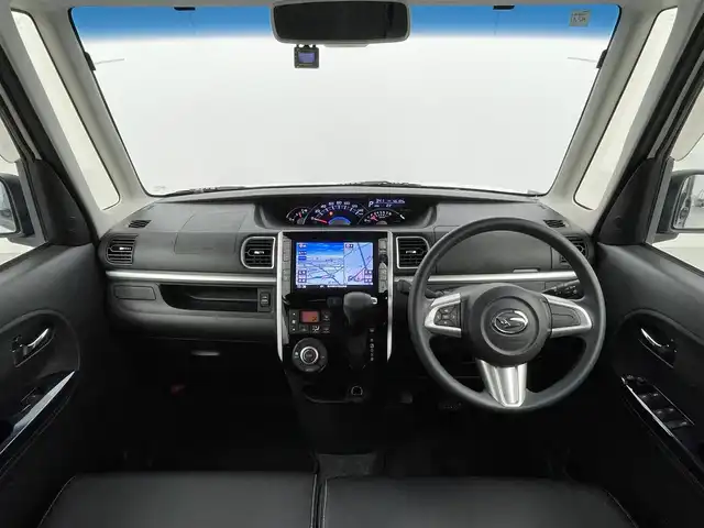 ダイハツ タント カスタム X トップED SAⅡ 熊本県 2016(平28)年 4.7万km パールホワイトⅢ 禁煙車　/純正ナビNSZN-X66D-T1（ＣＤ・ＤＶＤ・フルセグ・ＢＴ・SD・ipod・ＵＳＢ・ＨＤＭＩ）/社外前後ドライブレコーダー　/バックカメラ　/ＥＴＣ　/片側パワースライドドア　/後ろのみクリアランスソナー/衝突軽減ブレーキ/横滑り防止/アイドリングストップ/ハーフレザーシート/純正フロアマット/純正１４インチAW/オートライト/LEDヘッドライト/フォグランプ/スマートキー/プッシュスタート/スペアキー1本