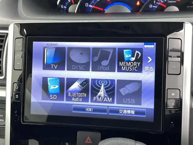 ダイハツ タント カスタム X トップED SAⅡ 熊本県 2016(平28)年 4.7万km パールホワイトⅢ 禁煙車　/純正ナビNSZN-X66D-T1（ＣＤ・ＤＶＤ・フルセグ・ＢＴ・SD・ipod・ＵＳＢ・ＨＤＭＩ）/社外前後ドライブレコーダー　/バックカメラ　/ＥＴＣ　/片側パワースライドドア　/後ろのみクリアランスソナー/衝突軽減ブレーキ/横滑り防止/アイドリングストップ/ハーフレザーシート/純正フロアマット/純正１４インチAW/オートライト/LEDヘッドライト/フォグランプ/スマートキー/プッシュスタート/スペアキー1本