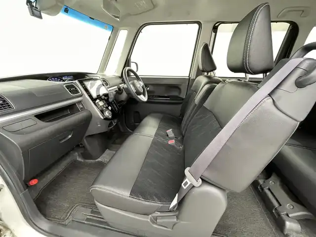 ダイハツ タント カスタム X トップED SAⅡ 熊本県 2016(平28)年 4.7万km パールホワイトⅢ 禁煙車　/純正ナビNSZN-X66D-T1（ＣＤ・ＤＶＤ・フルセグ・ＢＴ・SD・ipod・ＵＳＢ・ＨＤＭＩ）/社外前後ドライブレコーダー　/バックカメラ　/ＥＴＣ　/片側パワースライドドア　/後ろのみクリアランスソナー/衝突軽減ブレーキ/横滑り防止/アイドリングストップ/ハーフレザーシート/純正フロアマット/純正１４インチAW/オートライト/LEDヘッドライト/フォグランプ/スマートキー/プッシュスタート/スペアキー1本