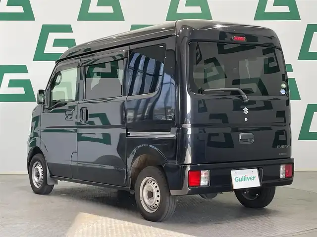 スズキ エブリイ PC 鹿児島県 2017(平29)年 5万km ブルーイッシュブラックパール3 社外ナビ/ワンセグＴＶ/リモコンキー/ドアバイザー/ＭＴモード付ＡＴ/ＵＳＢ/ＡＵＸ/フロアマット/両側スライドドア