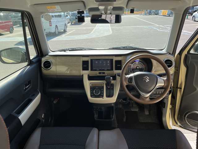 スズキ ハスラー ワンダラー 愛知県 2018(平30)年 5.4万km シフォンアイボリーメタリック/ウッディブラウン2トーンルーフ 純正ナビ/シートヒーター/バックカメラ/ルーフレール/HIDヘッドライト/オートライト/レーンキープアシスト/ドライブレコーダー/衝突軽減システム/ETC/フルセグ/CD DVD/Bluetooth/ステアリングスイッチ/スマートキー/プッシュスタート