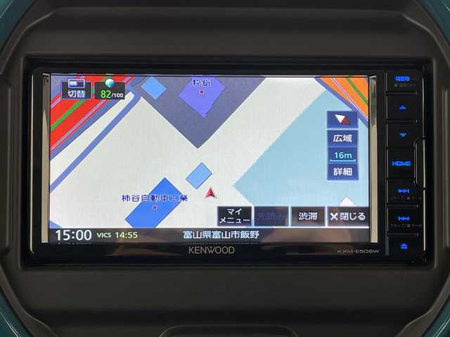 マツダ フレア クロスオーバー ハイブリッド XG 富山県 2022(令4)年 2.3万km ミスティアンバーメタリック ワンオーナー/純正ナビ【KXM-E506W】/（BT/CD/DVD/FM/AM/TV）/フルセグTV/バックカメラ/衝突被害軽減ブレーキ/レーンキープアシスト/コーナーセンサー/横滑り防止装置/盗難防止装置/シートヒーター/ETC/オートライト/スマートキー/プッシュスタート/ドアバイザー/アイドリングストップ/純正フロアマット