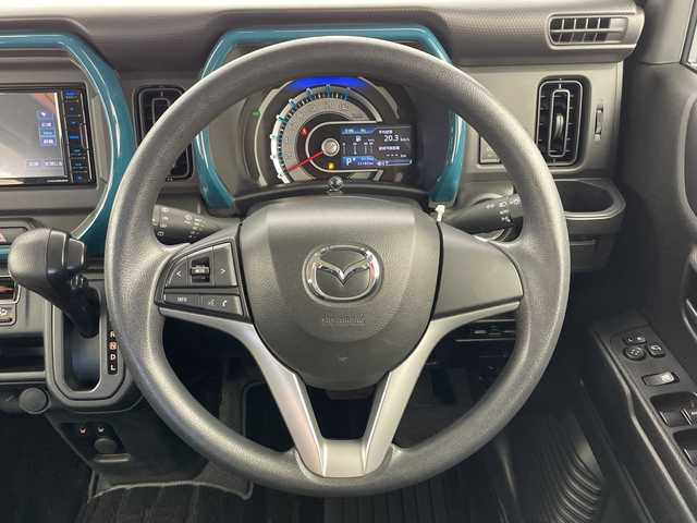 マツダ フレア クロスオーバー ハイブリッド XG 富山県 2022(令4)年 2.3万km ミスティアンバーメタリック ワンオーナー/純正ナビ【KXM-E506W】/（BT/CD/DVD/FM/AM/TV）/フルセグTV/バックカメラ/衝突被害軽減ブレーキ/レーンキープアシスト/コーナーセンサー/横滑り防止装置/盗難防止装置/シートヒーター/ETC/オートライト/スマートキー/プッシュスタート/ドアバイザー/アイドリングストップ/純正フロアマット