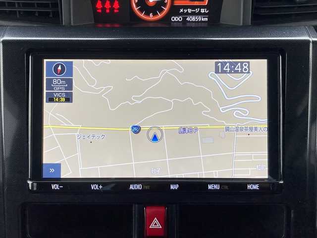 トヨタ ルーミー G 佐賀県 2020(令2)年 4.1万km ブラックマイカメタリック 純正9インチナビ/バックカメラ/両側パワースライドドア/プリクラッシュセーフティ/レーンキープアシスト/オートハイビーム/コーナーセンサー/クルーズコントロール/ステアリングスイッチ/革調シートカバー/プッシュスタート/スマートキー/LEDヘッドライト