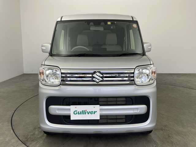 スズキ スペーシア HYBRID X 兵庫県 2023(令5)年 1.2万km シルキーシルバーメタリック ・社外ナビ&TV&BT&USB&HDMI/・ETC/・レーダークルーズコントロール/・スズキセーフティサポート/・レーンキープアシスト/・デュアルブレーキサポート/・オートマチックハイビーム/・両側パワースライドドア/・シートヒーター/・クリアランスソナー/・前後ドライブレコーダー/・アイドリングストップ/・後席サーキュレーター/・純正フロアマット/・スマートキー/・プッシュスタート