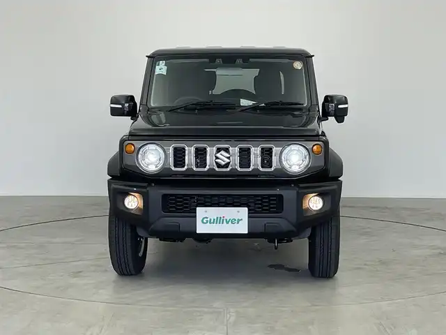 スズキ ジムニー ノマド FC 愛知県 2025(令7)年 0.1万km未満 黒 登録済み未使用車　/４WD　/スズキデュアルカメラサポート/コーナーセンサー　/アダプティブクルーズコントロール　/車線逸脱防止装置　/衝突軽減ブレーキ　/後方誤進抑制機能　/ステアリングリモコン　/革巻きステアリング　/フォグランプ　/ミラーヒーター　/シートヒーター　