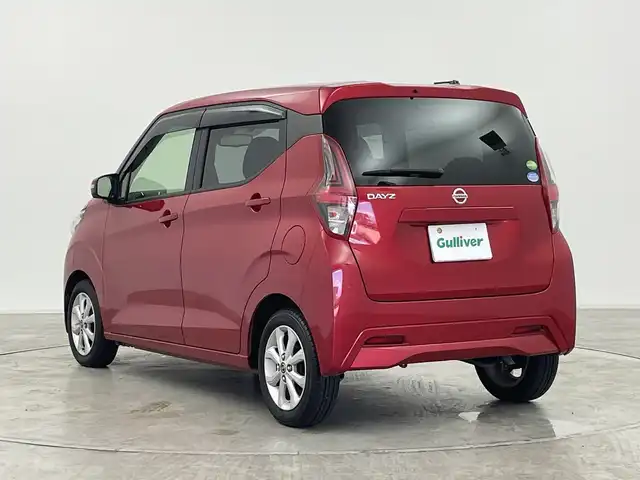 日産 デイズ X 群馬県 2020(令2)年 3.4万km スパークリングレッドM 全周囲カメラ　純正ナビ　スマートキー　衝突被害軽減ブレーキ　アイドリングストップ　純正アルミホイール　コーナーセンサー　フルセグＴＶ　ＥＴＣ　レーンキープアシスト　オートライト　プッシュスタート　禁煙