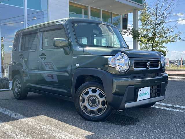 スズキ ハスラー HYBRID G 秋田県 2020(令2)年 6.1万km クールカーキPM 純正メモリナビ/純正CD、DVD、BT、フルセグTV/バックカメラ、全方位カメラ/純正15インチAW/４WD/スペアキー/保証書、取説