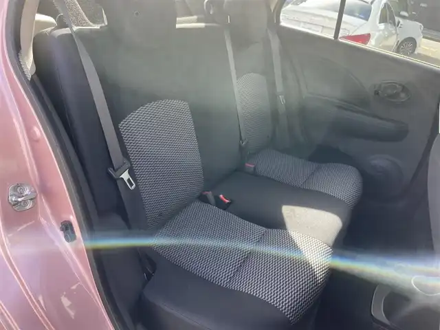 日産 マーチ 12S 新潟県 2018(平30)年 0.4万km ピンク ワンオーナー/純正ホイール/DVDプレーヤー/ドアバイザー/コーナーセンサー/電動格納ドアミラー/レベライザー/フロアマット