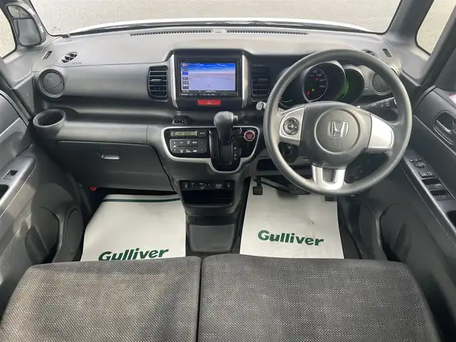 ホンダ Ｎ ＢＯＸ G Lパッケージ 山形県 2016(平28)年 7.7万km プレミアムアイボリーP 4WD/SDナビ/　　【CD DVD BT フルセグ USB】/バックカメラ/両側パワースライドドア/シートヒーター/アイドリングストップ/ステアリングスイッチ/電動格納ウィンカーミラー/ミラーヒーター/純正フロアマット/ドアバイザ―/スマートキー×2/ETC