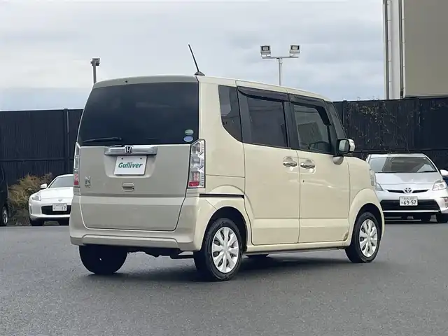 ホンダ Ｎ ＢＯＸ G Lパッケージ 山形県 2016(平28)年 7.7万km プレミアムアイボリーP 4WD/SDナビ/　　【CD DVD BT フルセグ USB】/バックカメラ/両側パワースライドドア/シートヒーター/アイドリングストップ/ステアリングスイッチ/電動格納ウィンカーミラー/ミラーヒーター/純正フロアマット/ドアバイザ―/スマートキー×2/ETC