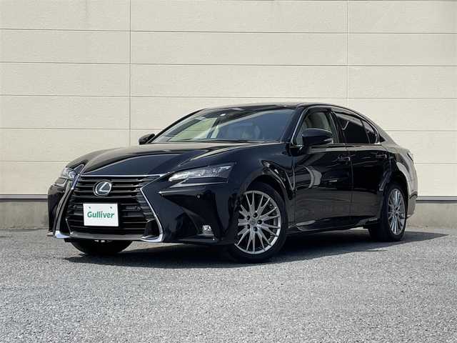 レクサス ＧＳ 450h バージョンL 茨城県 2015(平27)年 5.3万km ブラック 後期型モデル/革巻きステアリング/ステアリングヒーター/メーカーナビ/バックカメラ/ベージュレザーシート/全席シートヒーター/ベンチレーション/三眼LEDヘッドライト/メモリーパワーシート/レクサスセーフティセンス/オートハイビーム/オートワイパー/電子式パーキング/プッシュスタート