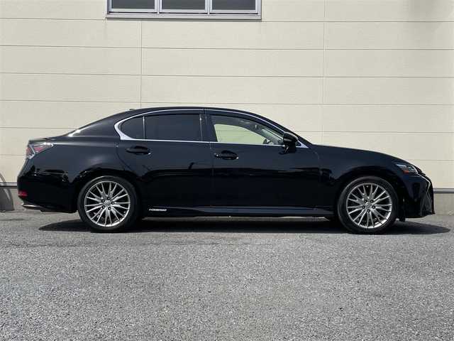レクサス ＧＳ 450h バージョンL 茨城県 2015(平27)年 5.3万km ブラック 後期型モデル/革巻きステアリング/ステアリングヒーター/メーカーナビ/バックカメラ/ベージュレザーシート/全席シートヒーター/ベンチレーション/三眼LEDヘッドライト/メモリーパワーシート/レクサスセーフティセンス/オートハイビーム/オートワイパー/電子式パーキング/プッシュスタート