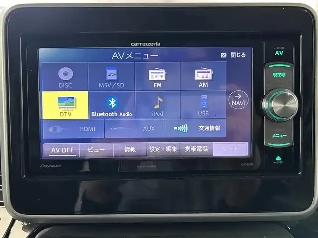 スズキ スペーシア カスタム HYBRID GS 鹿児島県 2019(令1)年 5.1万km ブルーイッシュブラックパール3 禁煙車/社外SDナビ（AVIC-RW99）/フルセグTV/片側パワースライドドア/運転席シートヒーター/デュアルセンサーブレーキサポート/レーンキープアシスト/社外スピーカー/社外メッキパーツ/社外フロアマット/アイドリングストップ/後方コーナーセンサー/電格ミラー/オートライト/LEDヘッドライト/プッシュスタート