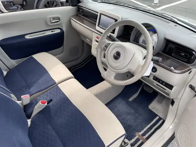 スズキ ラパン モード 島根県 2019(令1)年 3.6万km フォーンベージュM 登録時走行距離35989km/ケンウッドメモリナビ(MDV-D306)/・ワンセグTV/・CD/DVD再生/・AM/FM/・ミュージックサーバー/スズキセーフティサポート/・衝突軽減ブレーキ/・横滑り防止装置/・コーナーセンサー/・車線逸脱警報/ステアリングスイッチ/ETC/キセノンヘッドライト/前席シートヒーター/純正フロアマット/スマートキー/プッシュスタート /スペアキー