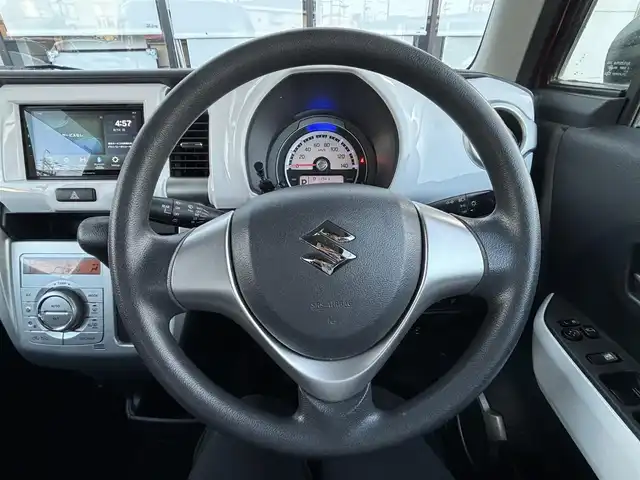 スズキ ハスラー G 宮城県 2016(平28)年 7.7万km フェニックスレッドパール/ブルーイッシュブラックパール 登録時走行距離76326km/社外SDナビ/FM・AM・Bluetooth/プッシュスタート/ETC/バックカメラ/スマートキー/シートヒーター/スペアキーあり/アイドリングストップ/ベンチシート/フルフラットシート/社外フロアマット/社外アルミホイール/衝突軽減システム/横滑り防止装置/盗難防止装置