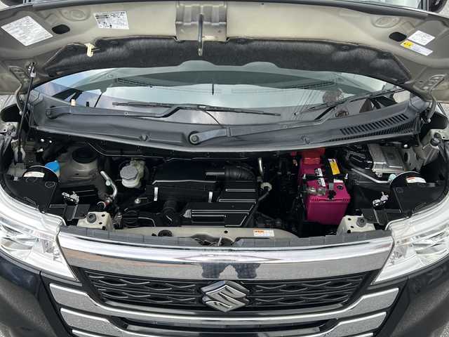 スズキ スペーシア カスタム Z 沖縄県 2017(平29)年 5.1万km ブルーイッシュブラックパール3 片側パワースライドドア　/全方位カメラ　/エンジンスタートボタン　/スマートキー　/シートヒーター　/パワーステアリング　/パワーウィンドウ　/フルセグＴＶ　/ＣＤ・ＤＶＤ　/純正フロアマット　/純正アルミホイール