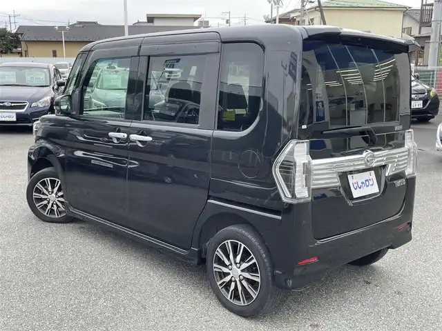 ダイハツ タント カスタム X トップED SA Ⅲ 山梨県 2018(平30)年 9.8万km ブラックマイカメタリック (株)IDOMが運営する【じしゃロン甲府店】の自社ローン対象車両になります。こちらは現金ご利用時の価格です。/自社ローンご希望の方は別途その旨お申付け下さい。/純正メモリーナビ/（フルセグTV/DVD/CD/BTオーディオ）/バックモニター/ドライブレコーダー/スマートアシストIII/左後パワースライドドア/ハーフレザーシート/運転席シートヒーター/LEDヘッドライト/フォグランプ/新車時保証書/取扱説明書