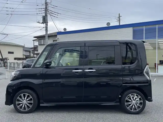 ダイハツ タント カスタム X トップED SA Ⅲ 山梨県 2018(平30)年 9.8万km ブラックマイカメタリック (株)IDOMが運営する【じしゃロン甲府店】の自社ローン対象車両になります。こちらは現金ご利用時の価格です。/自社ローンご希望の方は別途その旨お申付け下さい。/純正メモリーナビ/（フルセグTV/DVD/CD/BTオーディオ）/バックモニター/ドライブレコーダー/スマートアシストIII/左後パワースライドドア/ハーフレザーシート/運転席シートヒーター/LEDヘッドライト/フォグランプ/新車時保証書/取扱説明書