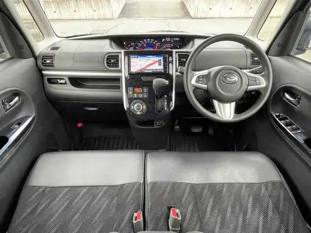 ダイハツ タント カスタム X トップED SA Ⅲ 山梨県 2018(平30)年 9.8万km ブラックマイカメタリック (株)IDOMが運営する【じしゃロン甲府店】の自社ローン対象車両になります。こちらは現金ご利用時の価格です。/自社ローンご希望の方は別途その旨お申付け下さい。/純正メモリーナビ/（フルセグTV/DVD/CD/BTオーディオ）/バックモニター/ドライブレコーダー/スマートアシストIII/左後パワースライドドア/ハーフレザーシート/運転席シートヒーター/LEDヘッドライト/フォグランプ/新車時保証書/取扱説明書