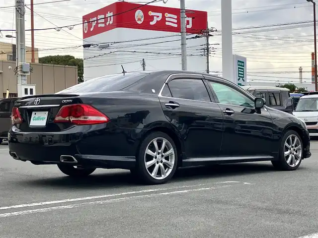 トヨタ クラウン アスリート アスリート 静岡県 2008(平20)年 11.1万km ブラック 純正ナビ(CD/DVD/フルセグ/MD)/バックカメラ/ETC/エンジンスタートボタン/パワーステアリング/パワーウィンドウ/取扱説明書/オートエアコン/スマートキー/スペアキー１本/クルーズコントロール/純正フロアマット/D席N席パワーシート/合皮シートカバー/布シート/純正アルミホイール/ABS/横滑り防止装置/コーナーセンサー前後/AFS/盗難防止装置/オートライト/キセノン/W+サイドエアバッグ/カーテンエアバッグ