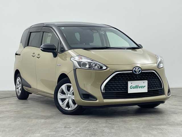 トヨタ シエンタ ハイブリッド ファンベースG 群馬県 2020(令2)年 5.5万km ブラックマイカ/ベージュ 2トーン 純正８型ナビ　全周囲カメラ　ビルトインＥＴＣ２．０　前後ドラレコ　衝突被害軽減ブレーキ　レーンアシスト　オートマチックハイビーム　LEDヘッドライト　両側電動スライドドア　スマートキー　禁煙車