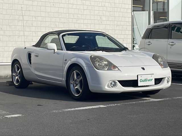 トヨタ ＭＲ－Ｓ S エディション 静岡県 2006(平18)年 8万km スーパーホワイトⅡ /6速MT//オープン//純正ホイール//ETC//リモコンキー//社外CDデッキ//革巻きステアリング//AC//ダブルエアバック