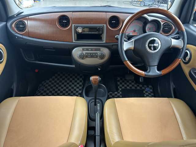 ダイハツ ミラ ジーノ プレミアムX 鹿児島県 2007(平19)年 2万km プレシャスブルーマイカメタリック 純正オーディオ/(CD/AM/FM/USB)/ワンオーナー/momoステアリング/純正フロアマット/純正14インチアルミホイール/ハーフレザーシート/パワーウィンドウ/パワーステアリング/電格ミラー/保証書/取扱説明書