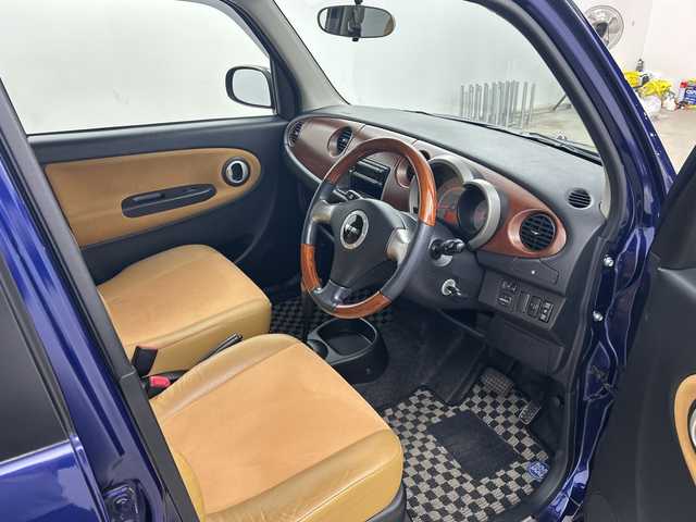 ダイハツ ミラ ジーノ プレミアムX 鹿児島県 2007(平19)年 2万km プレシャスブルーマイカメタリック 純正オーディオ/(CD/AM/FM/USB)/ワンオーナー/momoステアリング/純正フロアマット/純正14インチアルミホイール/ハーフレザーシート/パワーウィンドウ/パワーステアリング/電格ミラー/保証書/取扱説明書