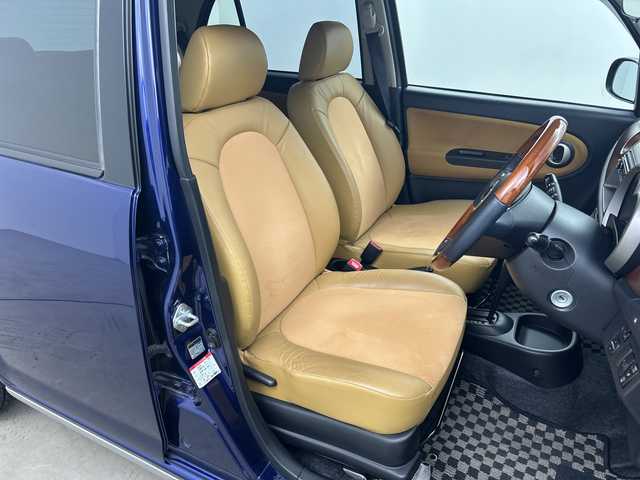 ダイハツ ミラ ジーノ プレミアムX 鹿児島県 2007(平19)年 2万km プレシャスブルーマイカメタリック 純正オーディオ/(CD/AM/FM/USB)/ワンオーナー/momoステアリング/純正フロアマット/純正14インチアルミホイール/ハーフレザーシート/パワーウィンドウ/パワーステアリング/電格ミラー/保証書/取扱説明書