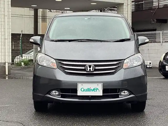 ホンダ フリード G ジャストセレクション 大阪府 2010(平22)年 10.9万km ポリッシュドメタルメタリック 純正HDDナビ・フルセグTV・/　　　　　　CD・DVD・SD/両側パワースライドドア/前後ドライブレコーダー/バック・フロントカメラ/スマートキー2個/ETC/フォグランプ/サイドドアバイザー/HIDオートヘッドライト/電動格納ウインカーミラー