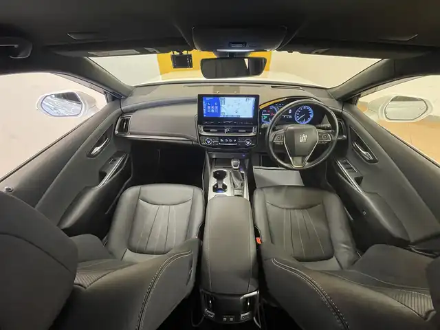 トヨタ クラウン ハイブリッド RS リミテッドⅡ 群馬県 2022(令4)年 6.6万km プレシャスホワイトパール セーフティセンス/純正12.3インチメモリナビ/　　CD/DVD/BT/フルセグ/MSV/USB/Miracast/パノラミックビューモニター/レーダークルーズコントロール/LEDオートライト/オートハイビーム/レザーシート/前席パワーシート/前席シートヒーター/前席シートベンチレーション/純正18インチAW/コーナーセンサー/前後ドライブレコーダー/ブラインドスポットモニター/ヘッドアップディスプレイ/レーンアシスト/オートブレーキホールド/ステアリングヒーター/ステアリングスイッチ/オートリトラクタブルミラー/横滑り防止装置/サイド・カーテンエアバッグ/スマートキー/ビルトインETC2.0