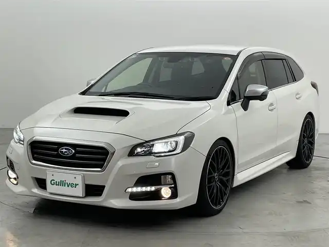 スバル レヴォーグ 1．6GT－S アイサイト 福岡県 2016(平28)年 9.5万km パール 社外ナビ（ＢＴ，フルセグＴＶ）　/Ｂ．Ｓカメラ　/ＥＴＣ　/前後ドラレコ　/ＡＣＣ　/アイサイト　/衝突被害軽減ブレーキ　/レーンキープ　/ＢＳＭ　/先行車発進お知らせ　/パドルシフト　/パワーシート　/社外１９インチＡＷ
