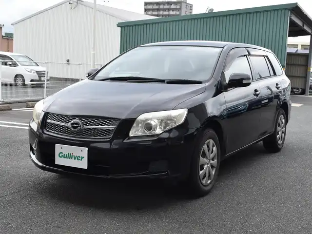 トヨタ カローラ フィールダー 1．5X Gエディション 福岡県 2006(平18)年 7.6万km ブラックマイカ 　カローラフィールダー　X Gエディション　/純正HDDナビ/　　CD/DVD/　　NHDN-W56/HID/オートライト/ETC/電格ミラー/保証書あり/スペアキーあり