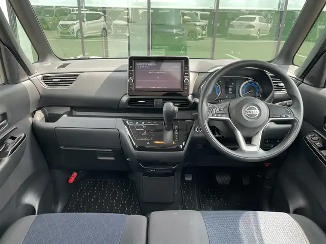 日産 ルークス ハイウェイスター X 和歌山県 2021(令3)年 2.4万km パープルⅡ 純正9インチナビ（MM312D-L)/全方位カメラ/フルセグTV/CD/DVD/BT/衝突被害軽減ブレーキ/レーンキープアシスト/前後コーナーセンサー/オートライト/片側パワースライド/ハンズフリーオートスライド/ビルトインETC/ステアリングリモコン/後席サンシェード/後席サーキュレーター/LEDヘッドライト/フォグランプ/ドアバイザー/電格ミラー/プッシュスタート