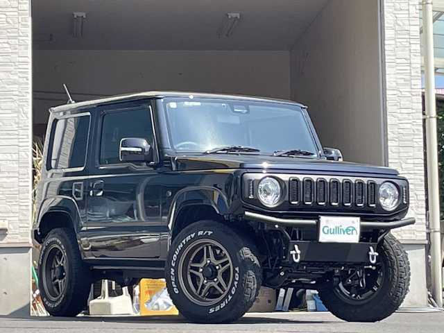 スズキ ジムニー XC 大分県 2025(令7)年 0.4万km ブルーイッシュブラックパール3 ワンオーナー /社外ディスプレイオーディオ/ブルートゥース/バックカメラ/社外バンパー/社外16インチアルミホイール/LEDヘッドライト/社外ETC/オートマッチックハイビーム/衝突被害軽減ブレーキ/スマートキー/プッシュスタート/アイドリングストップ/スペアキー/純正バンパー有り