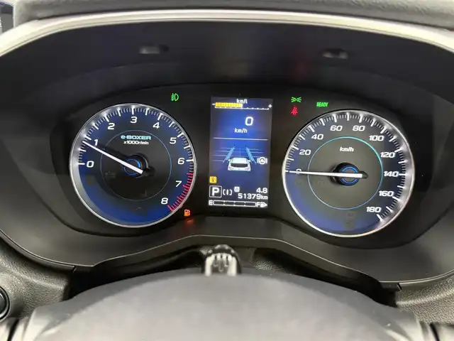 スバル ＸＶ ハイブリッド 愛知県 2020(令2)年 5.2万km ラグーンブルーP 4WD/インテリアパッケージ/純正8インチナビ/　（DVD/CD/Bluetooth/フルセグTV）/バックカメラ/サイドカメラ/アイサイトツーリングアシスト/　アイサイト コアテクノロジー/　・リクラッシュブレーキ/　・AT誤後進抑制制御/　・ツーリングアシスト/　・全車速追従機能付クルーズコントロール/　・定速クルーズコントロール/　・車線逸脱抑制/　・車線逸脱警報/　・ふらつき警報/　・先行車発進お知らせ機能/　・後退時ブレーキアシスト/　・ブラインドスポットモニター/ETC/ドライブレコーダー/革巻きステアリング/パドルシフト/ハーフレザー/パワーシート/メモリシート/純正LEDライト/フォグランプ/純正17インチAW