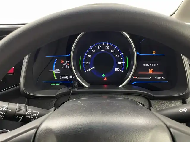 ホンダ フィット ハイブリット Fパッケージ 栃木県 2013(平25)年 6.6万km クリスタルブラックパール 純正8インチメモリナビ/AM/FM/CD/DVD/フルセグTV/HDMI/SD/BT/衝突軽減ブレーキ/バックカメラ/ETC/前側ドライブレコーダー/社外16インチアルミホイール/LEDヘッドライト/スマートキー/プッシュスタート/新車時保証書/取扱説明書